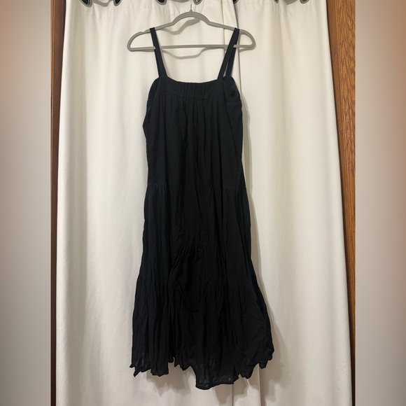Jenni Kayne Black Tiered Midi Summer Dress Size S - Picture 5 of 7